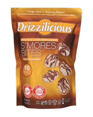 Drizzilicious מיני פריכיות אורז קרם עוגיות בזיגוג וניל