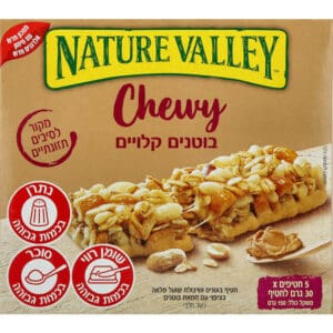 Nature Valley Chewy שיבולת שועל וחמאת בוטנים