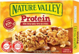 Nature Valley Protein בוטנים עם קרמל מלוח