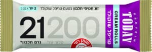TODAY חטיף חלבון קרם חלב טריפל שוקולד