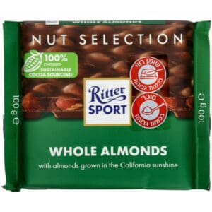 100 גרם Ritter שקדים שלמים