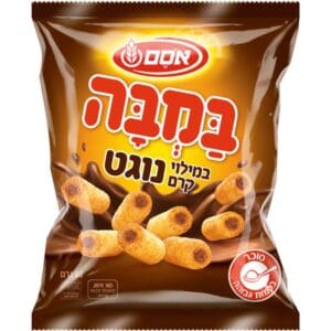במבה במילוי קרם נוגט