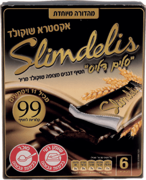 מארז סלים דליס מהדורה מיוחדת שוקולד מריר מארז 6 יח'