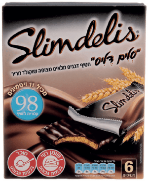מארז סלים דליס שוקולד מריר מארז 6 יח'