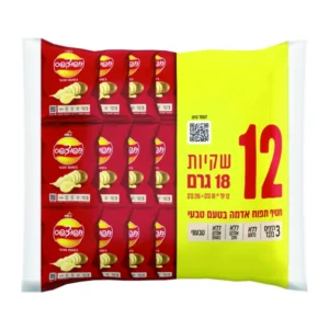 מארז תפוצ'יפס טבעי 12 יחידות
