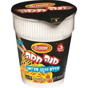 מנה חמה נודלס אטריות וירקות סצ׳ואן 76 גרם
