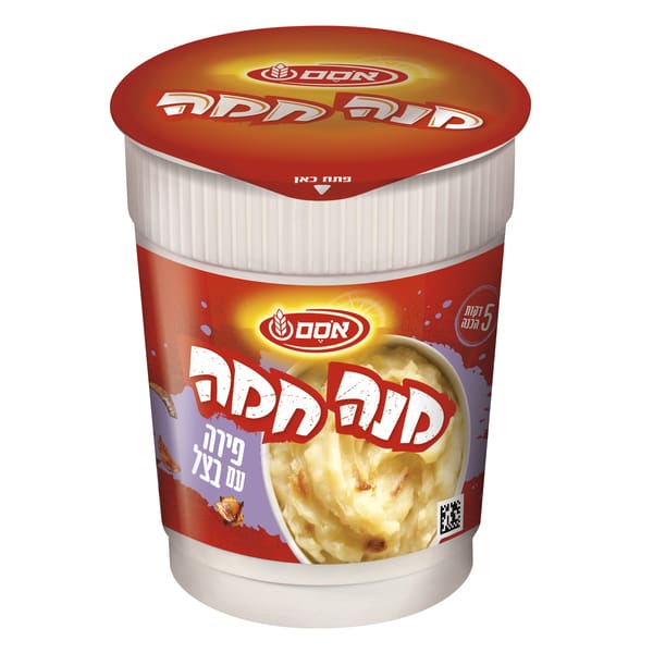 מנה חמה פירה תפוח אדמה ובצל 56 גרם