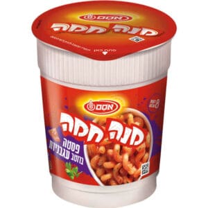 מנה חמה פסטה עם עגבניות ורכיבים טבעיים 62 גרם
