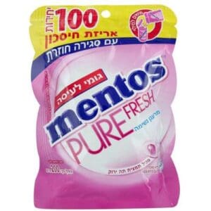 מנטוס Pure Fresh אריזת חסכון 200 גרם פירות מנטה