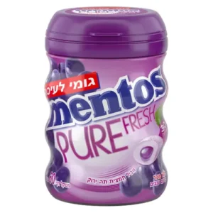 מסטיק Mentos Pure Fresh בטעם ענבים ללא סוכר