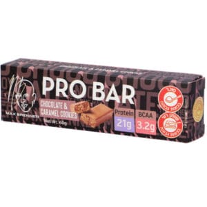 מקס ברנר PRO BAR חטיף חלבון שוקולד חלב ועוגיות