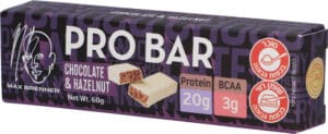 מקס ברנר PRO BAR חטיף חלבון שוקולד לבן קרם אגוזים