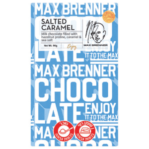 מקס ברנר טבלת שוקולד חלב וקרמל מלוח