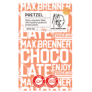 מקס ברנר טבלת שוקולד לבן ופרעצל