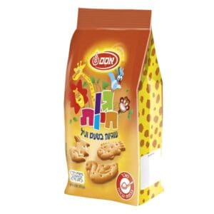 עוגיות חיות חיות וניל 250 גרם