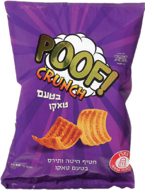 פוף קראנצ' בטעם טאקו