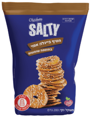 צ'יקיטה בייגלה שטוח בתוספת שומשום