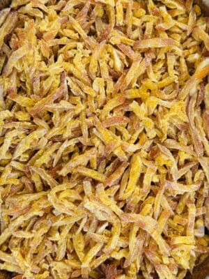 קליפות תפוז רצועות