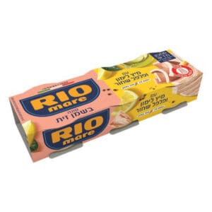 ריו מרה טונה בשמן זית לימון ופלפל מארז 3 יחידות x 65 גר