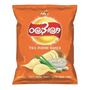 תפוצ'יפס שמנת בצל