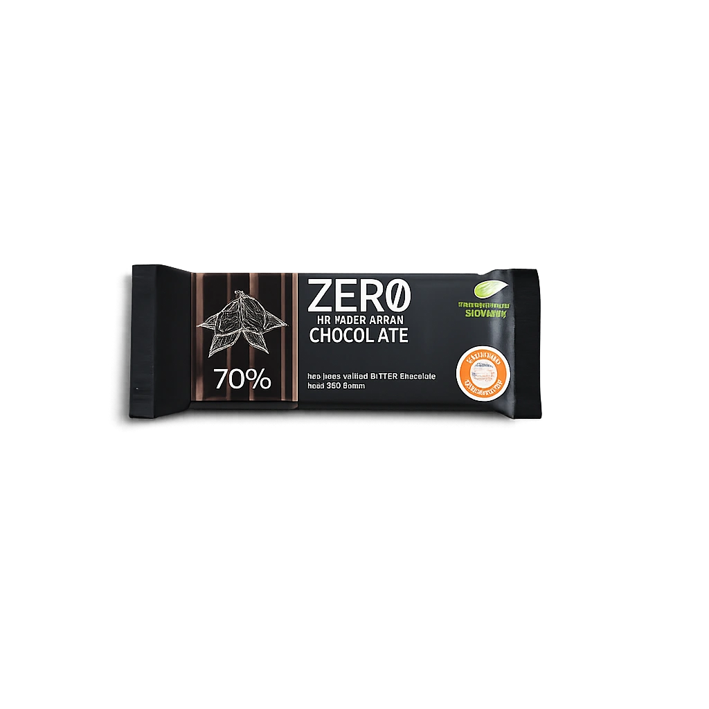 חטיף שוקולד Zero מריר ללא סוכר