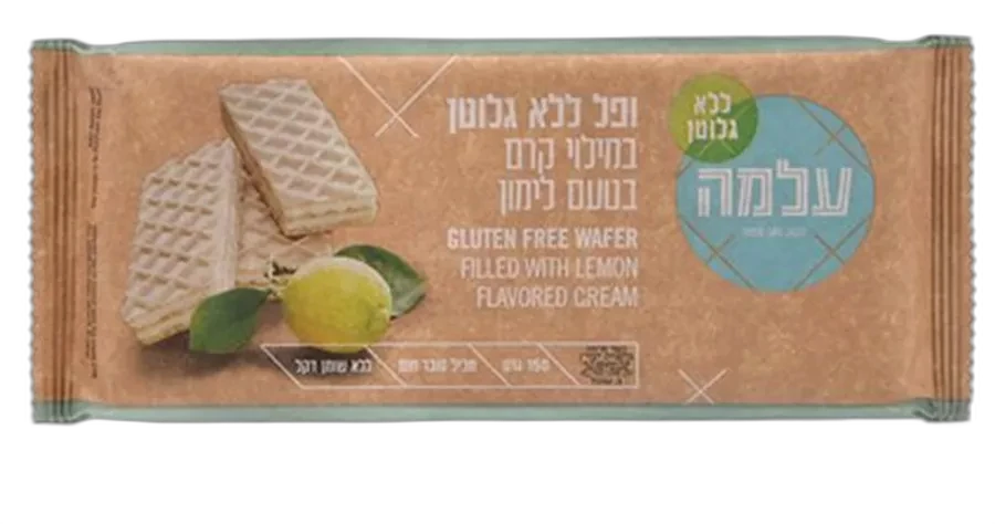 וופל עלמה לימון ללא סוכר