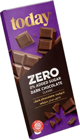 חטיף שוקולד Zero מריר ללא סוכר