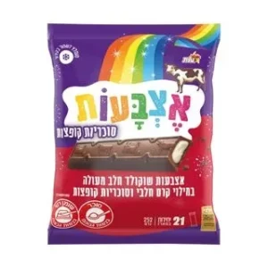 אריזה משפחתית אצבעות שוקולד עם סוכריות קופצות