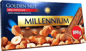 מיליניום שוקולד חלב אגוז Millennium