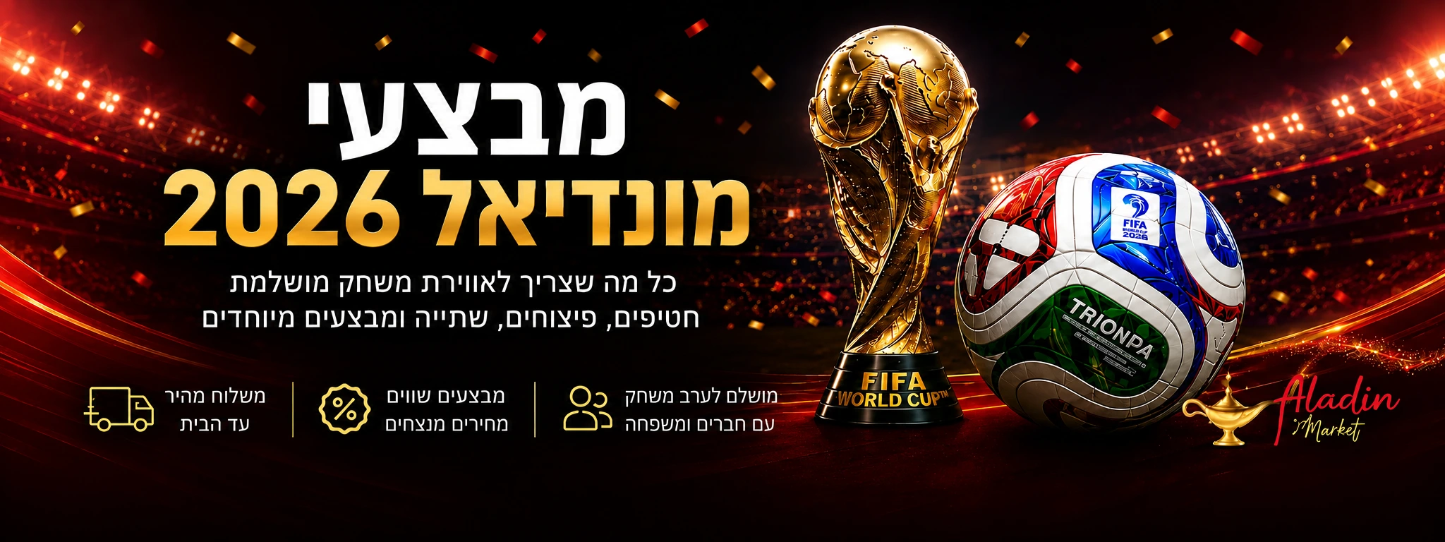 מבצעי מונדיאל 2026 באלאדין מרקט