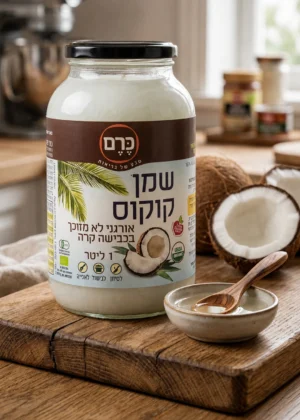 שמן קוקוס אורגני 1 ליטר