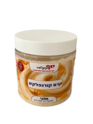 קרם קורנפלקס חלבי פוליבה 500 גרם