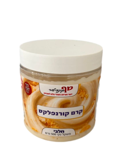 קרם קורנפלקס חלבי פוליבה 500 גרם